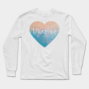 Ukraine in my Heart Long Sleeve T-Shirt